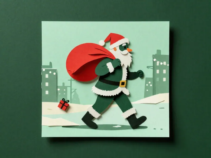 Santa City Run surfers cover art