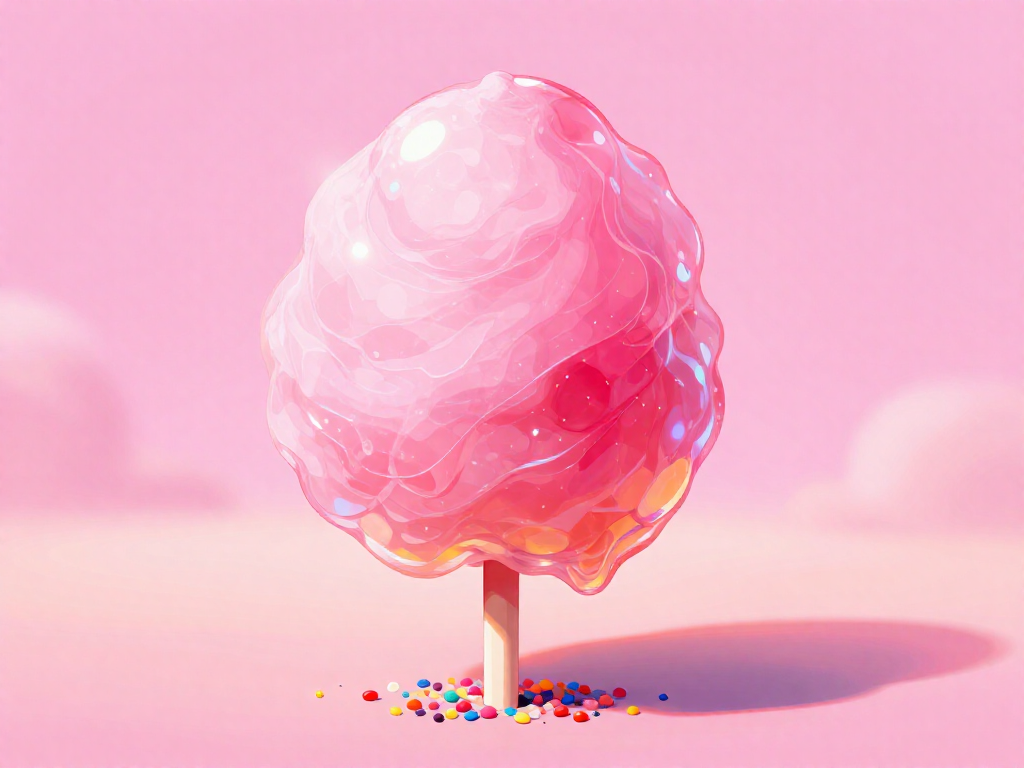 Cotton candy cooking cover art