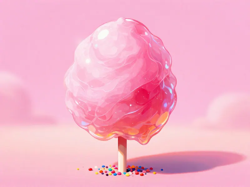 Cotton candy cooking cover art