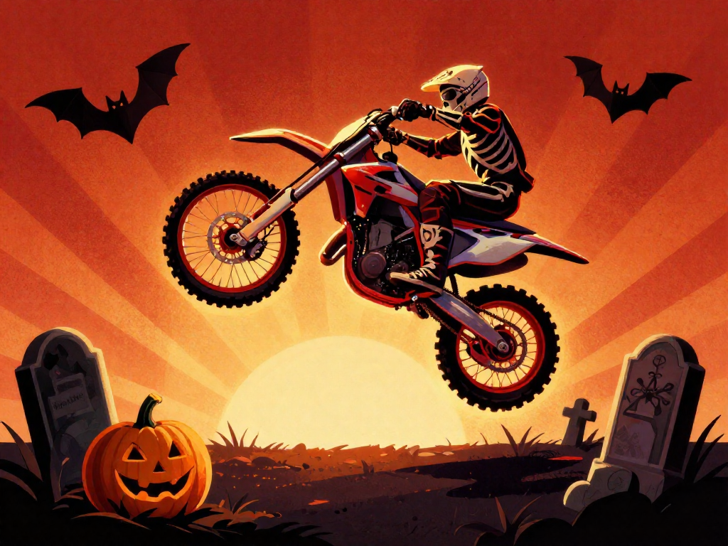 Moto X3M Halloween cover art