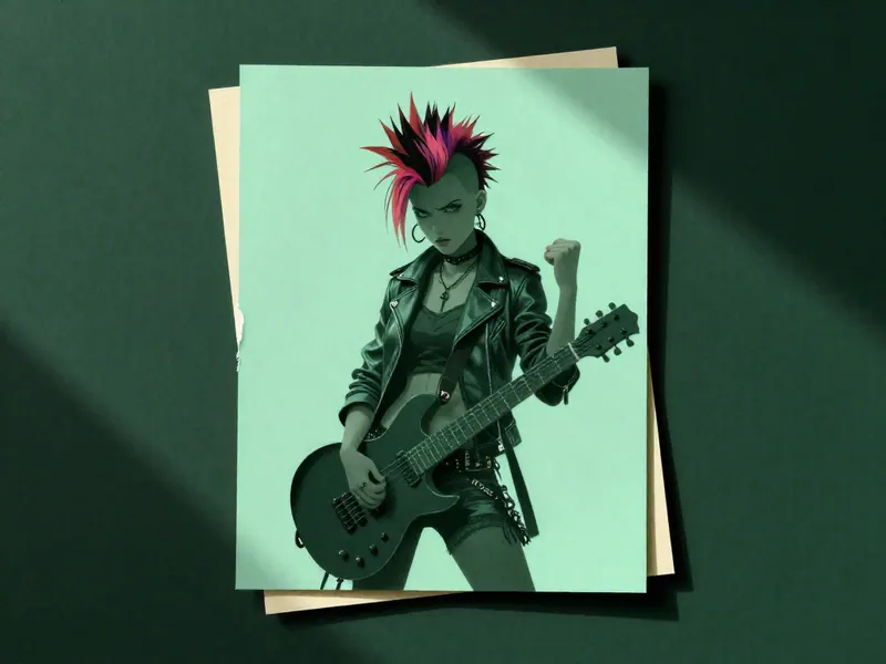 Bonnie Rocker Chick   Dress Up Game cover art