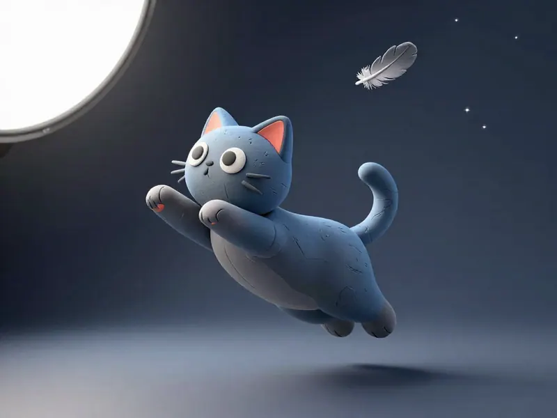 Pixel Cat Cant Fly cover art