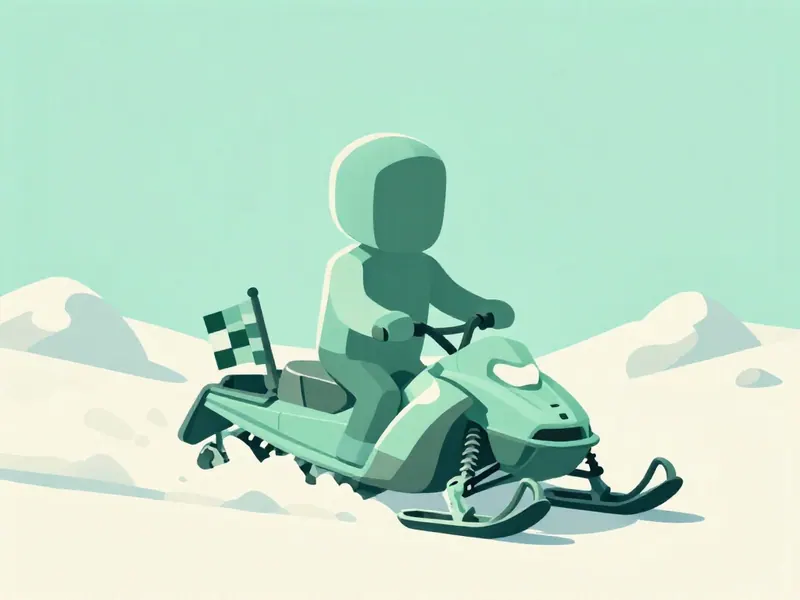 Thrilling Snow Motor - Crazy Snow Racing Game cover art