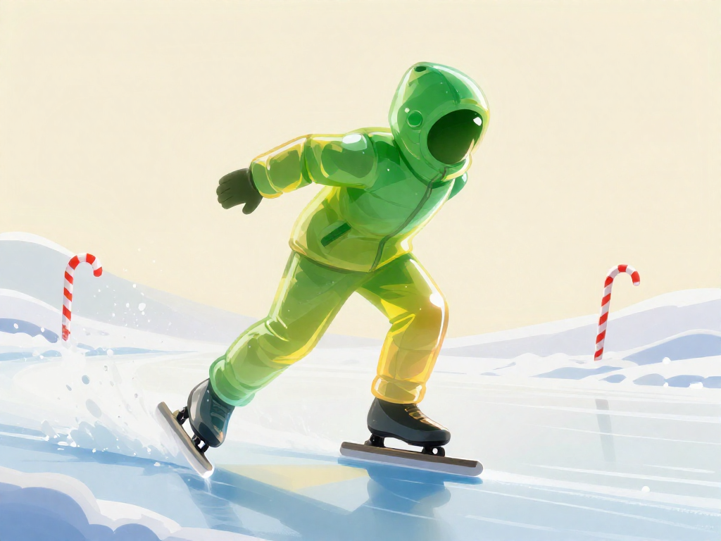 Fun Race On Ice 3D cover art