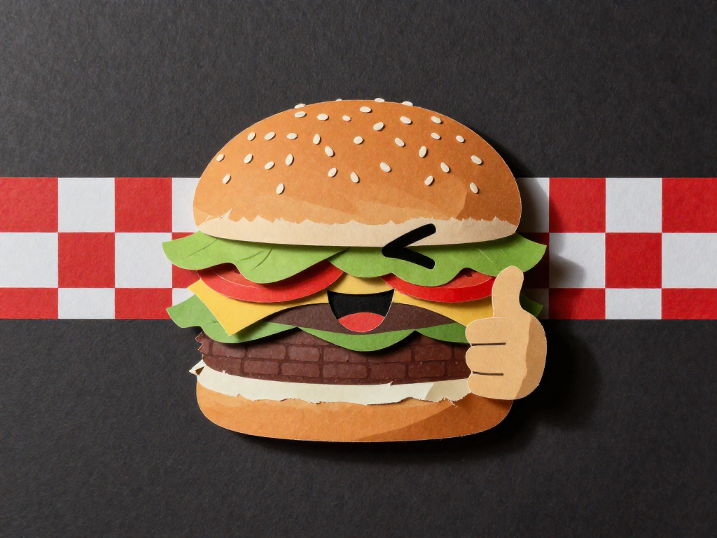 Funny Burger Shop cover art
