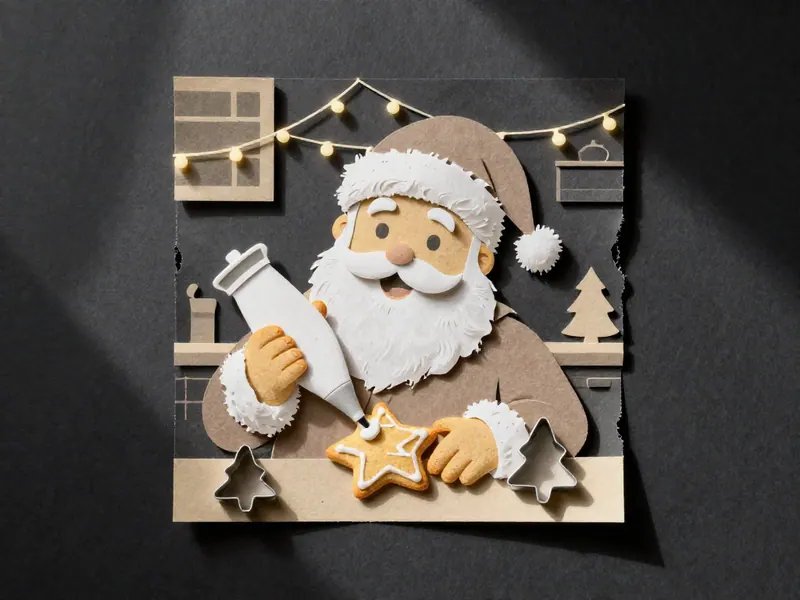 Baking with Santa cover art